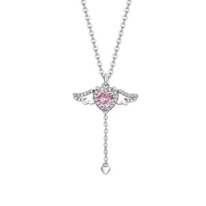 Le donne della collana di amore delle ali d'angelo possono spostare la catena della clavicola delle piccole ali - Product Image 1