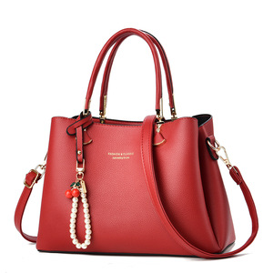 Bolsa de Compras de Gran Capacidad para Mujer, Bolsos de Mano de Cuero PU, Bolsos de Hombro Negros Tipo Cubo, Bolsos Cruzados para Dama - Product Image 2