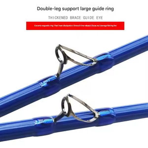 Caña de Pescar de Fibra de Carbono de Alta Calidad de 3 Secciones para Agua Salada de 4.2m para Surfcasting - Product Image 5