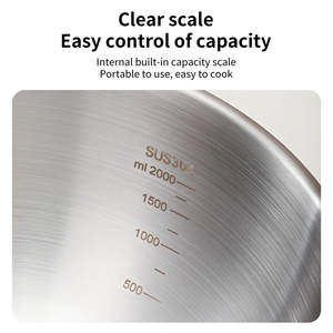 อุปกรณ์ทำขนมสแตนเลสเกาหลีหลายขนาดจากโรงงานโดยตรง พร้อมชามผสมแบบมีขีดบอกปริมาตร - Product Image 4