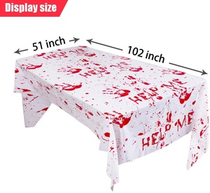 Mantel de plástico desechable impermeable con estampado de manos con temática de <span class=keywords><strong>Horror</strong></span>, para decoración de fiestas y Halloween - Product Image 3