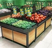 Aangepaste Heda Oem/Odm Rek Voor Winkel Commerciële Supermarkt Fruit Rack Voor Plank Groenten En Fruit Rack