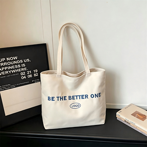 Cotton Customized <b>Canvas</b> <b>Tote</b> Bag Shopping Office Coffee Cut Bag Print Logo Natural Colorful ECO Friendly OEM - Product Image 2