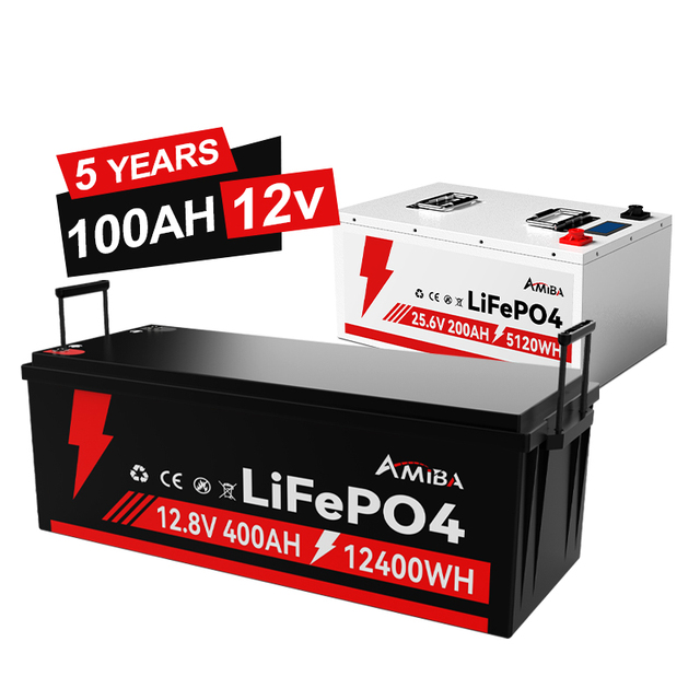24V 25.6V 100 200Ah 314ah Lithium LiFePO4 Battery Solar Panel Home Energy Storage Power System Rechargeable Batteries