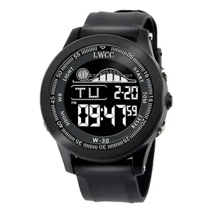 Orologio sportivo digitale nero impermeabile - Product Image 4