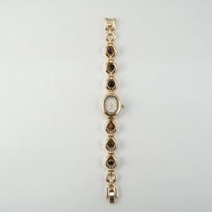 Orologi da Donna Vintage in Lega Personalizzati OEM, Quadrante Ovale, Bracciale con Perline in <span class=keywords><strong>Occhio</strong></span> di Tigre, Orologio da Polso Retrò per Signore, Vendita all'Ingrosso - Product Image 1