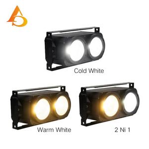 AICPOSE 2 Eyes 2x100w Blinder Cob LED Projecteur d'audience pour Spectacles Scéniques et Studios, Lumière Blinder Blanc Froid et Blanc Chaud - Product Image 6