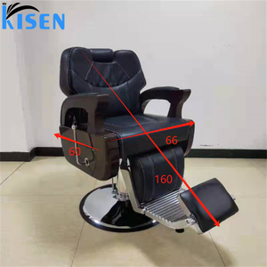Silla de Barbería Kisen 2026, Nuevo Diseño, Silla de Estilismo Reclinable para Salón de Belleza, Silla Hidráulica para Peluquería, Silla de Barbero de Cuero - Product Image 5