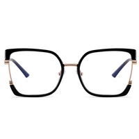 MS 82190 Lunettes de luxe pour femmes, monture de lunettes de vue, verres anti-lumière bleue, montures de lunettes colorées élégantes