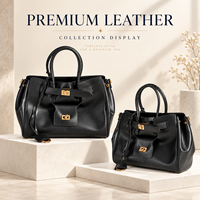 Nouvel Arrivage 2026 – Sac Fourre-tout Classique Noir à Poignée Supérieure pour Femme, en Cuir Fendu, Petit Sac à Bandoulière, Style Luxe, Sacs à Main Élégants pour Dames