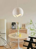 Lustre LED moderne Wabi Sabi pour la décoration intérieure, hauteur réglable, lampe suspendue en fer, base d'ampoule E26 pour restaurant, café