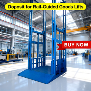 Kleiner Heimlager-Lastenaufzug Elektrischer Hydraulischer Warenlift Vertikale Plattform - Product Image 1