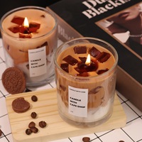 Aromatherapie-Kerze Bestseller Kreative Glaskerze Halbhandgefertigt Party- und Heimdekoration Atmosphärische Rauchfreie Kerze