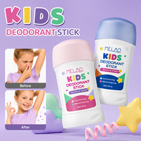 Déodorant en stick pour enfants, hydroxyde de magnésium, vitamine B5, sans aluminium, sans bicarbonate de soude, 45 g, déodorant en stick pour peaux sensibles pour enfants