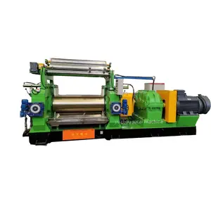 two roll open sheeting rubber silicone mixing mill machine /rubber mill mixer machine