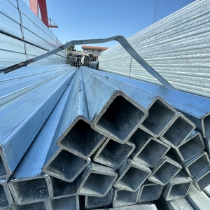 צינור פלדה מגולוון מרובע/מלבני 12X12 40X80 RHS SHS EMT למערכת מסגרת פיגומים, מאושר על ידי <span class=keywords><strong>ASTM</strong></span> - Product Image 4