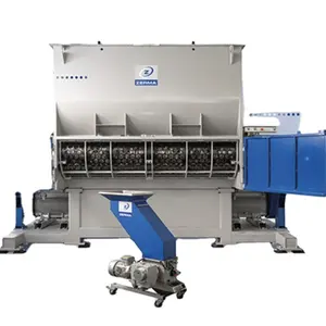 ZERMA-trituradora estándar CE de Alemania, máquina Industrial para triturar botellas de mascotas, línea de producción de reciclaje