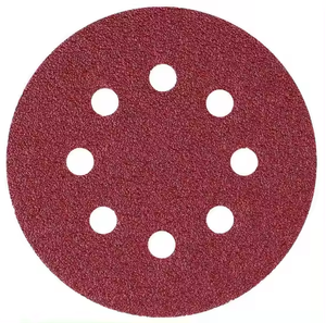 Dischi abrasivi per levigatura abrasivi con gancio e anello rosso per levigatrice orbitale per levigatura, lucidatura e finitura del legno - Product Image 2