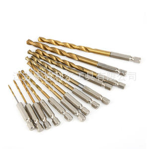 ชุดดอกสว่านหัวหกเหลี่ยม Sudali ขนาด 1.5-6.5 มม. เคลือบ TiCN เหล็กกล้าความเร็วสูง สำหรับงานไม้ พลาสติก และกราไฟต์ - Product Image 2