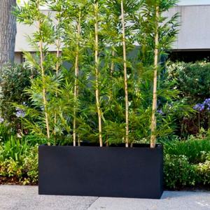 Jardinière rectangulaire de grande taille de style européen en résine de fibre de verre pour l'extérieur, idéale pour planter des arbres et des fleurs dans les hôtels et les jardins - Product Image 2