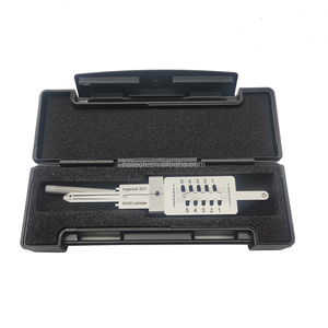 Lishi Jason Hillier <span class=keywords><strong>Ingersoll</strong></span> 2 en 1 Pick and Decoder Door Lock Pick Decoder Unlock Tool - Product Image 2
