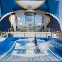 Simulateur de surf FlowRider commercial, machine à vagues de surf professionnelle pour parc aquatique, pour parc d'attractions