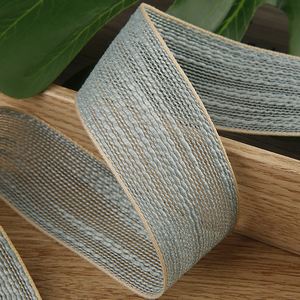 Nastro <span class=keywords><strong>in</strong></span> Organza Colorato a Righe per Confezioni Regalo, Nastro Intrecciato, Fiocco <span class=keywords><strong>in</strong></span> <span class=keywords><strong>Tulle</strong></span>, Nastro Ondulato Glitterato <span class=keywords><strong>in</strong></span> Raso - Product Image 6