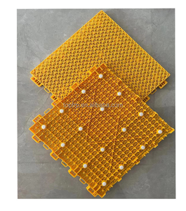 Tuiles sportives à emboîtement mobiles au dernier étage Tuiles de sol à emboîtement pour terrain de sport à rouleaux en ligne modulaires Hockey Sports Court - Product Image 4