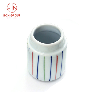 Hot Sale Restaurant Hotel Unique Custom Design logo Decorative Glossy Blue Neutral Stand Ceramic Toothpick Holders