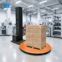 Machine d'emballage automatique pré-étirable de qualité supérieure, machine d'emballage avancée pour bagages, machine à film étirable