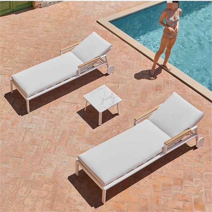 Garden Swimming Ledge Loungers - Durable Outdoor Furniture