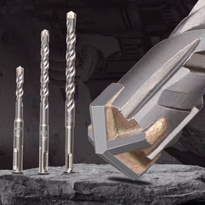 ดอกสว่านเจาะคอนกรีตแบบคลาสสิค รุ่น Slop Tip 4 ฟัน แบบ U Flute SDS Plus Max Shank Hammer Drill - Product Image 1