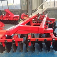Herse à disques hydraulique robuste pour tracteur agricole, cultivateur de sol, niveleur de terrain agricole