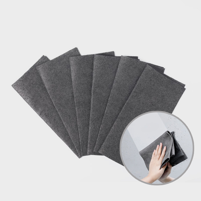 Multifunctional Thickened Microfiber Cleaning Cloth Quick-Dry Reusable Household Magic Cleaning Rag Non-Marking Miracle