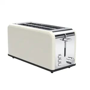 6褐变等级除霜功能2长槽专用法式面包机爆米花4片烤面包机