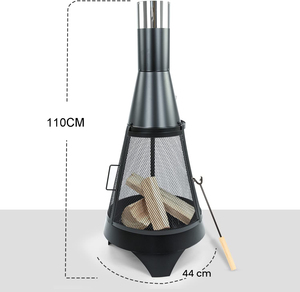 <span class=keywords><strong>Estufa</strong></span> de Chimenea Independiente <span class=keywords><strong>para</strong></span> Exteriores, de Acero Inoxidable, <span class=keywords><strong>para</strong></span> Jardín, <span class=keywords><strong>Patio</strong></span>, Hogueras y Exteriores - Product Image 3
