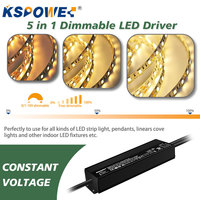 Driver LED Dimmable Triac 12V-48V 60W 96W 150W 300W, étanche IP67, transformateur pour éclairage LED intérieur/extérieur