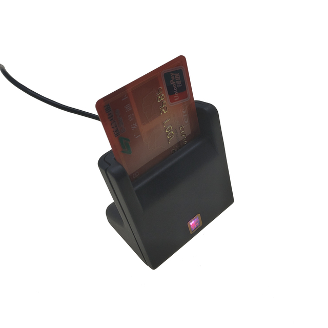 EMV Ic Id Smart Card Reader Sam Slot USB Credit  Sim Card Reader