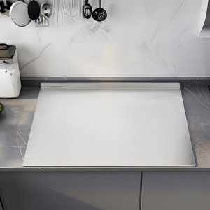 Tabla de cortar de acero inoxidable de tamaño completo para encimera de cocina, cubierta de estufa y tabla para amasar masa para cocinar - Product Image 5