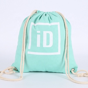 Top in ấn đầy màu sắc Dây Kéo Túi với biểu tượng tùy chỉnh Quảng Cáo Nhỏ vải lớn bông dây kéo Ba Lô Túi - Product Image 2