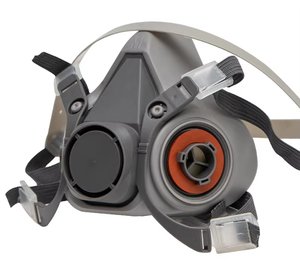 Respirador de Media Cara 6200 con Certificación CE, de Alta Calidad, para Pintura de Automóviles, para Gases Ácidos, Vapores Orgánicos y Partículas Tóxicas - Product Image 1