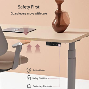 Table électrique réglable en hauteur 2AF3 140 kg – Cadre de table électrique pour postes de travail assis-debout avec double moteur brushless - Product Image 5