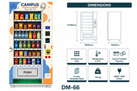 Máquina Expendedora Refrigerada Inteligente Comercial para Alimentos y Bebidas Envasadas