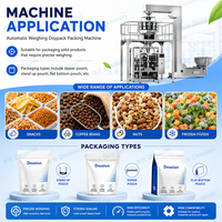 Machine d'emballage automatique pour sachets à fermeture éclair de granulés de noix de 250g et 500g