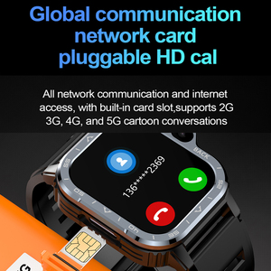 นาฬิกาอัจฉริยะ PGD WATCH ระบบ Android 8.1 หน้าจอสัมผัส HD ขนาด 2.03 นิ้ว กล้องคู่ 200W+800W ซีพียูแบบ Quad-core แบตเตอรี่ 800mAh ระบบนำทาง GPS WiFi - Product Image 2
