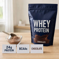 Poudre de protéines de lactosérum au chocolat 24g Protéines BCAA OEM ODM Supplément à marque privée