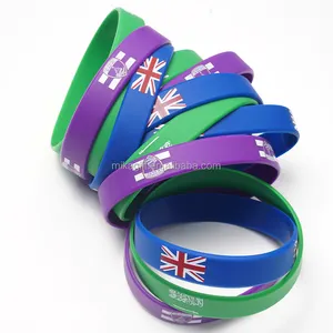 Silicone bracelets Elastic Wrist Hand Band Rubber Election Wristbands Custom Engraved Silicon Wristband