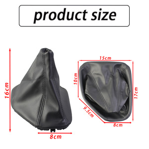 บูทเปลี่ยนเกียร์หนัง BMW E39 สำหรับเกียร์ธรรมดา สีดำ อุปกรณ์ตกแต่งภายในรถยนต์ - Product Image 4