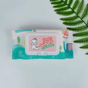 Penjualan laris Harga Murah toko organik menenangkan biodegradable handuk basah grosir tisu bayi