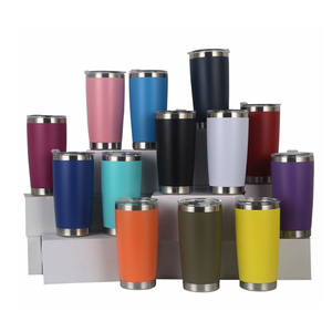 Gobelet de voyage <span class=keywords><strong>portable</strong></span> américain de 20 oz, en acier inoxydable 304, isolé sous vide, cadeau d'affaires, tasse de <span class=keywords><strong>voiture</strong></span>, bouteille d'eau, 6 à 12 heures - Product Image 1